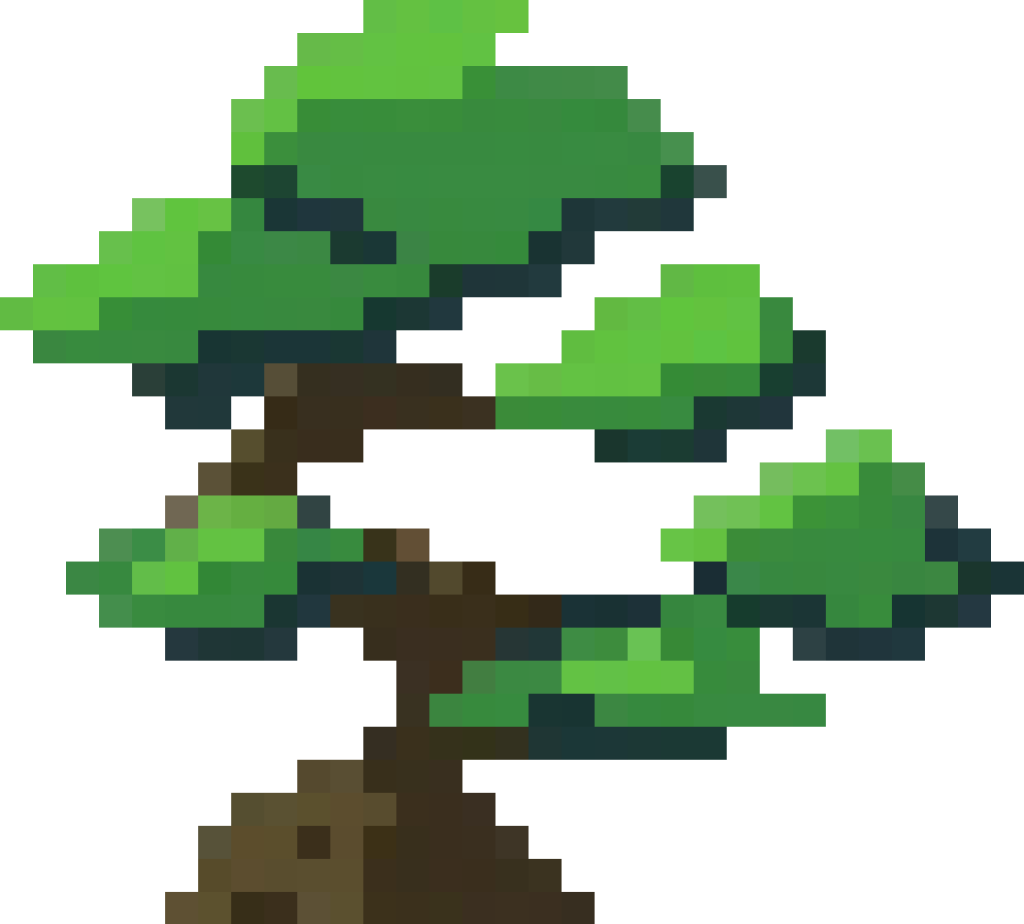 Pixel Bonsai Tree